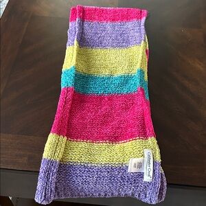 Coldwater Creek Pink, Yellow, and Purple Knit Accessory
